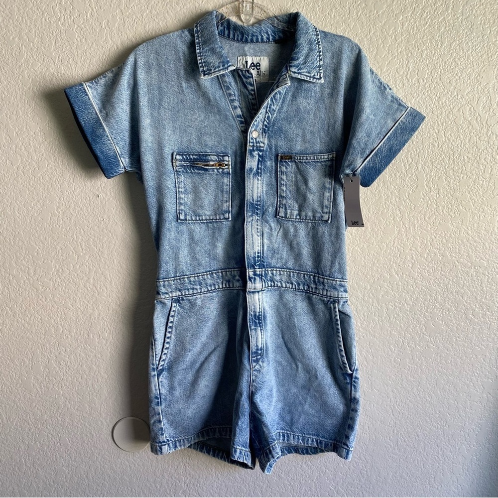 Lee Unionalls Short Romper Denim